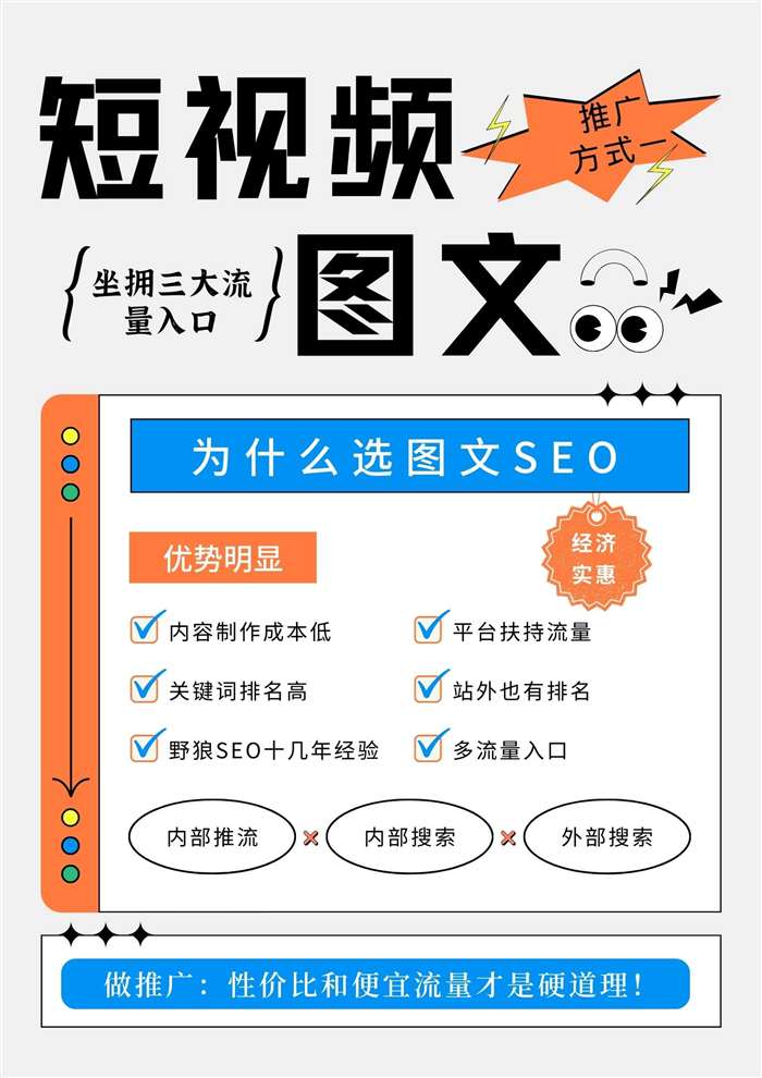 短視頻圖文SEO推廣
