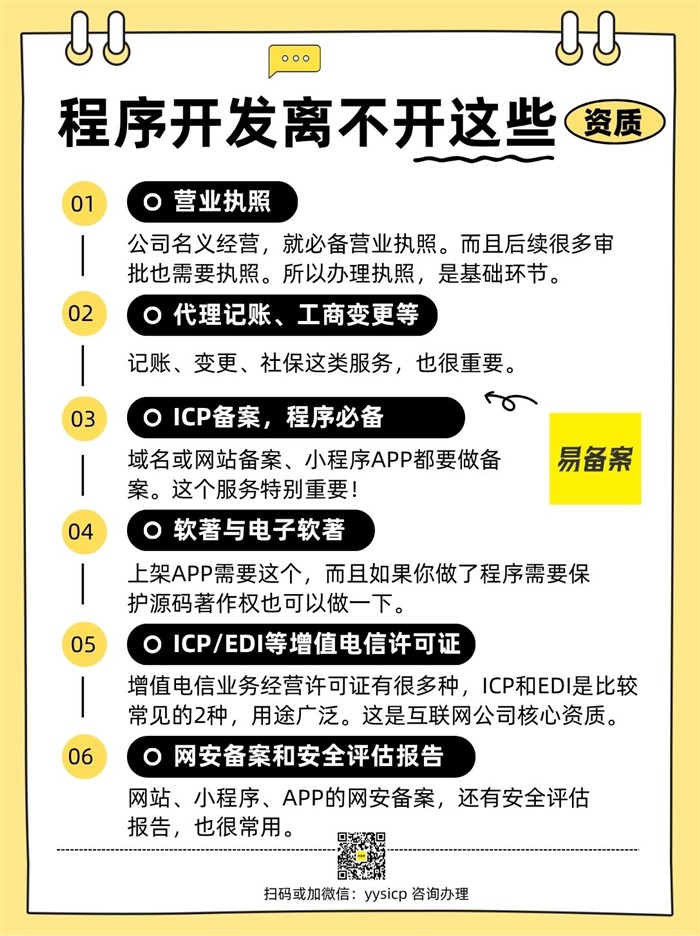 程序開(kāi)發(fā)必備資質(zhì)證件
