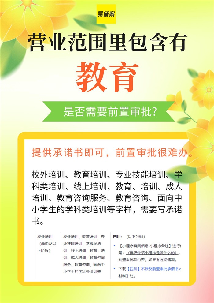 教育ICP前置審批承諾書